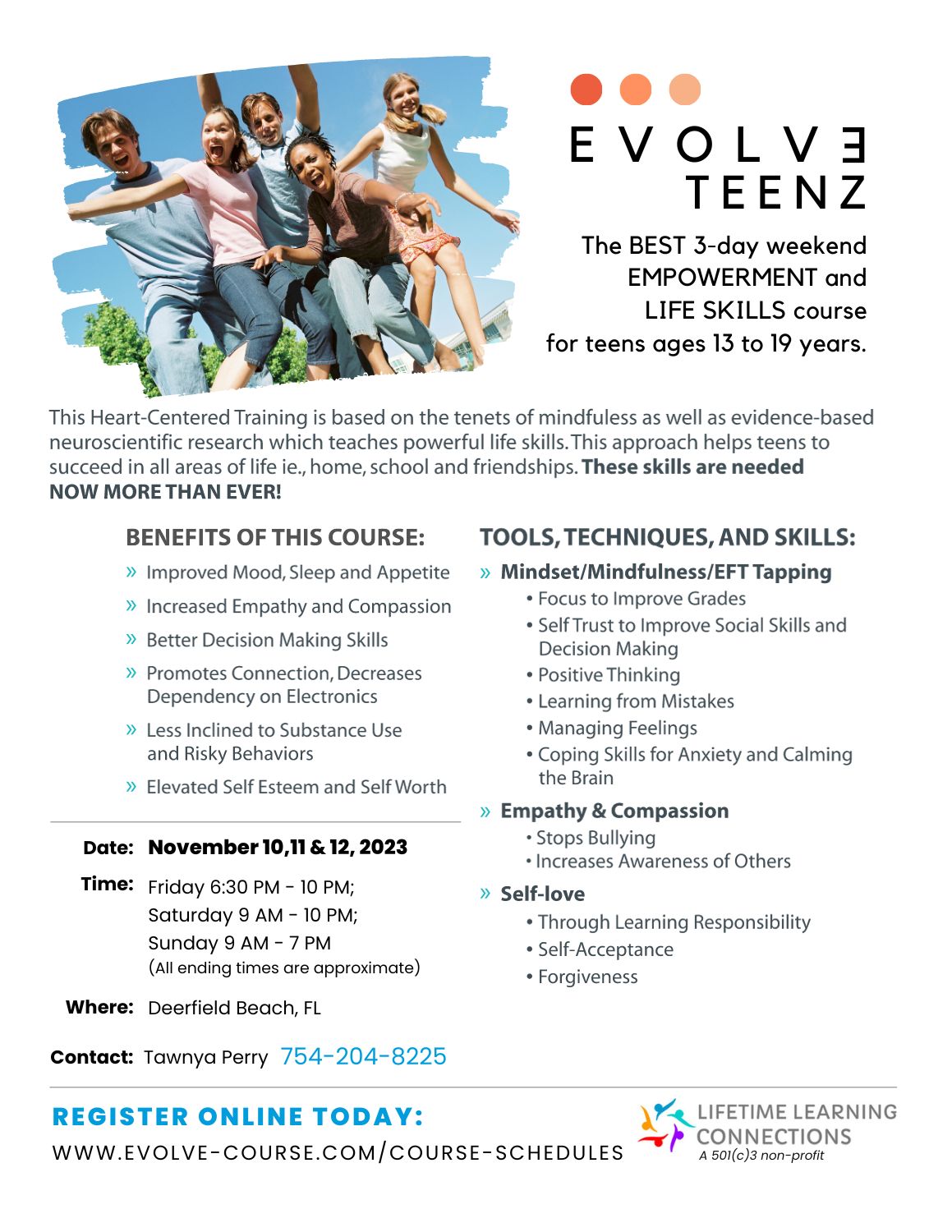 teens empowerment, personal development